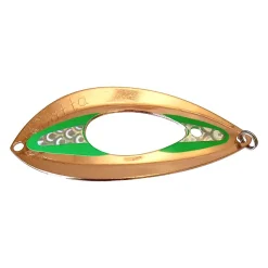 G. Erikssons Fiskeredskap G.E.F Spätta Blinken 68mm - Kobber/Grønn
