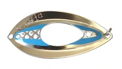 G. Erikssons Fiskeredskap G.E.F Spätta Blinken 68mm - Sølv/Blå