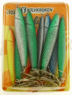 SOLVKROKEN Sølvkroken Sjøfiske Sluksett 10-pack