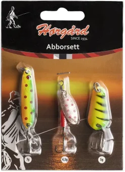 Horgard Hørgård Abbor Sluksett 3-pack