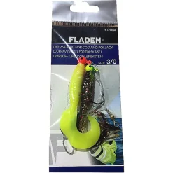 Fladen Curly Rig 3/0 Yellow & Black
