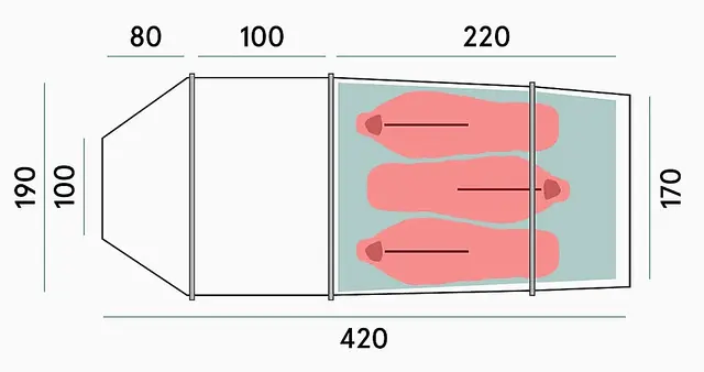 Bergans Fritid Bergans Trollhetta Tunnel 3 4 Bergans Fritid Bergans Trollhetta Tunnel 3 - Bilde 4
