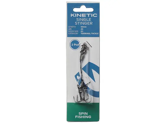 Kinetic Single Stinger 65lbs 60mm #2 2 Kinetic Single Stinger 65lbs 60mm #2 - Bilde 2