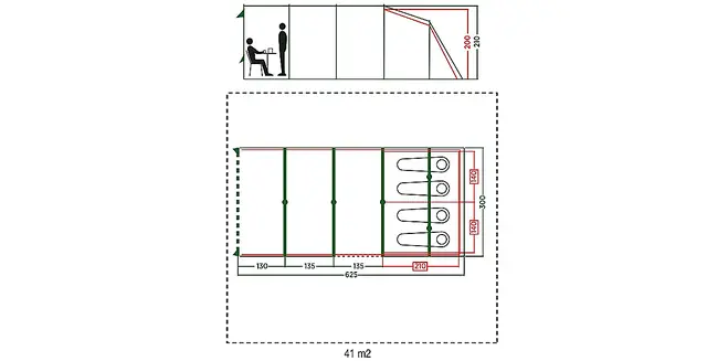 Coleman Castle Pines 4L Blackout 4 Coleman Castle Pines 4L Blackout - Bilde 4