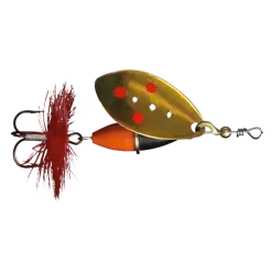 Myrans Wipp Spinner Gull / Røde Prikker