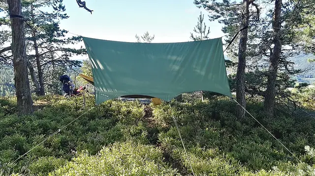 Sydvang Tarp 19 4,4x4,4m Grønn 4 Sydvang Tarp 19 4,4x4,4m Grønn - Bilde 4