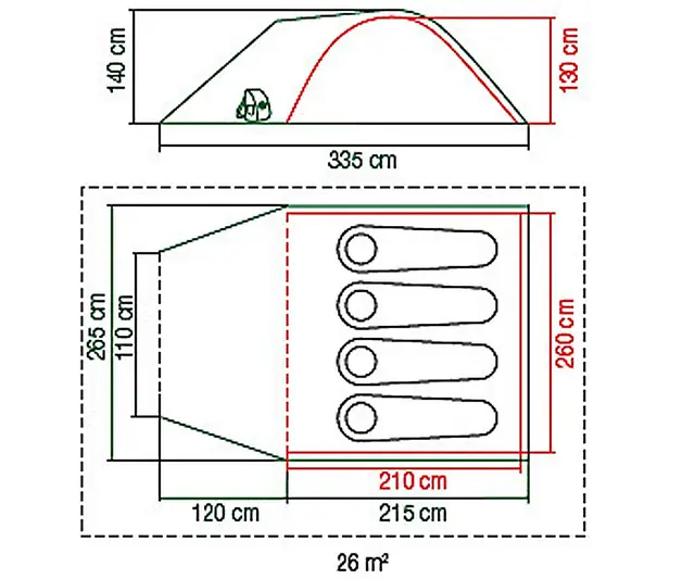 Coleman Kobuk Valley 4 Plus 6 Coleman Kobuk Valley 4 Plus - Bilde 6