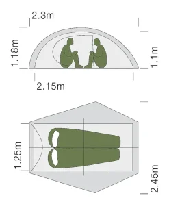 Exped Mira II HL -Panther Martin Salg mira ii hl 2.640